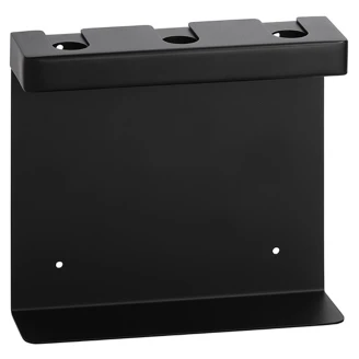 Trippel Holder til Sæbedispenser Svart Matt Firkantet