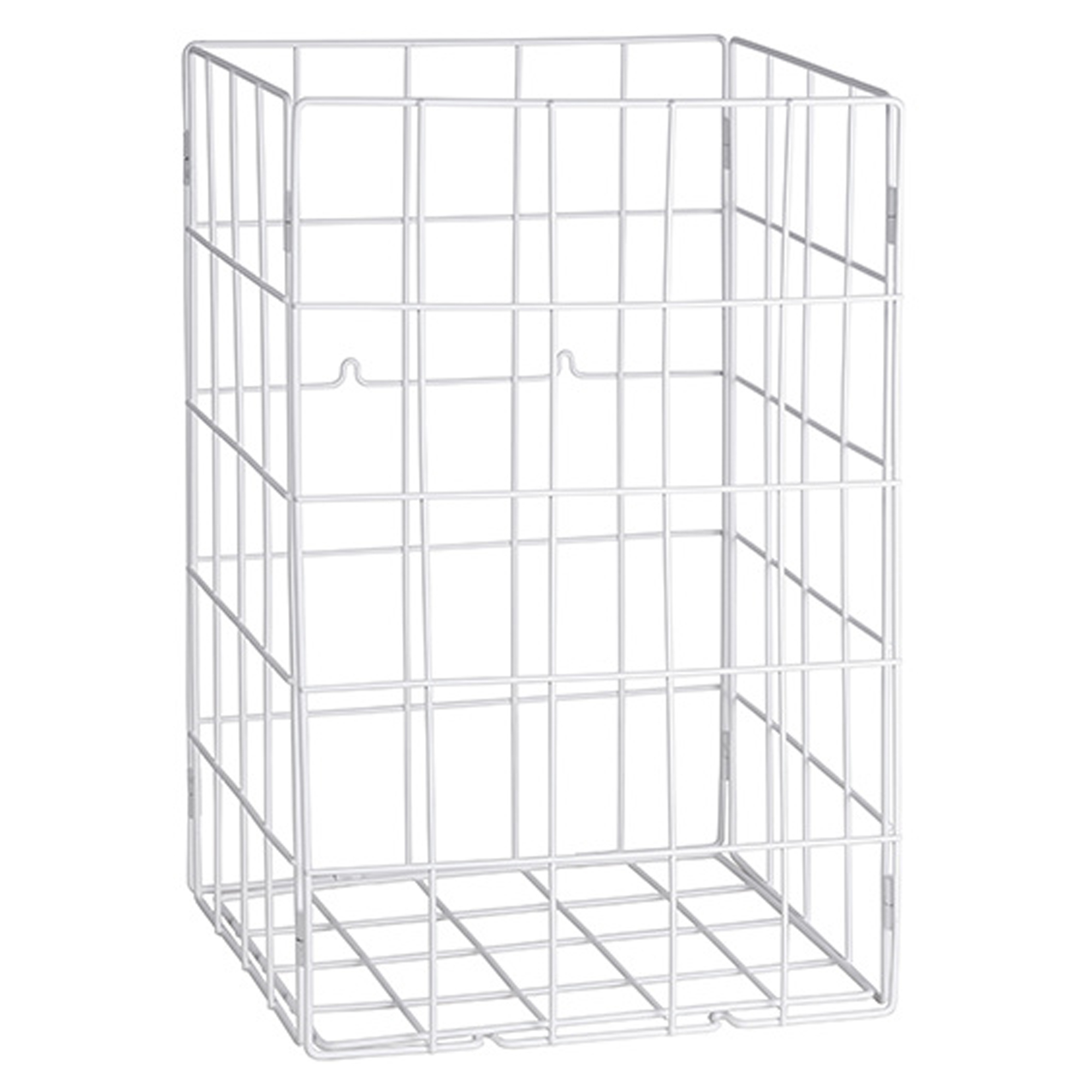 Trådaffaldskurv Vit Matt