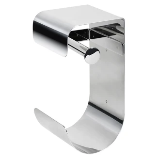 Dobbelt Toiletpapirholder Krom Blank