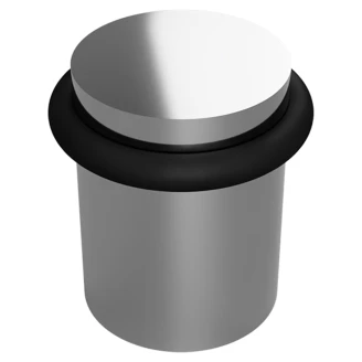 Dørstopper til Gulv Krom Blank