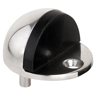 Dørstopper til Gulv Krom Blank