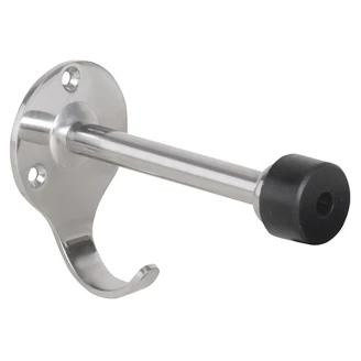 Dørstopper til Væg Krom Blank