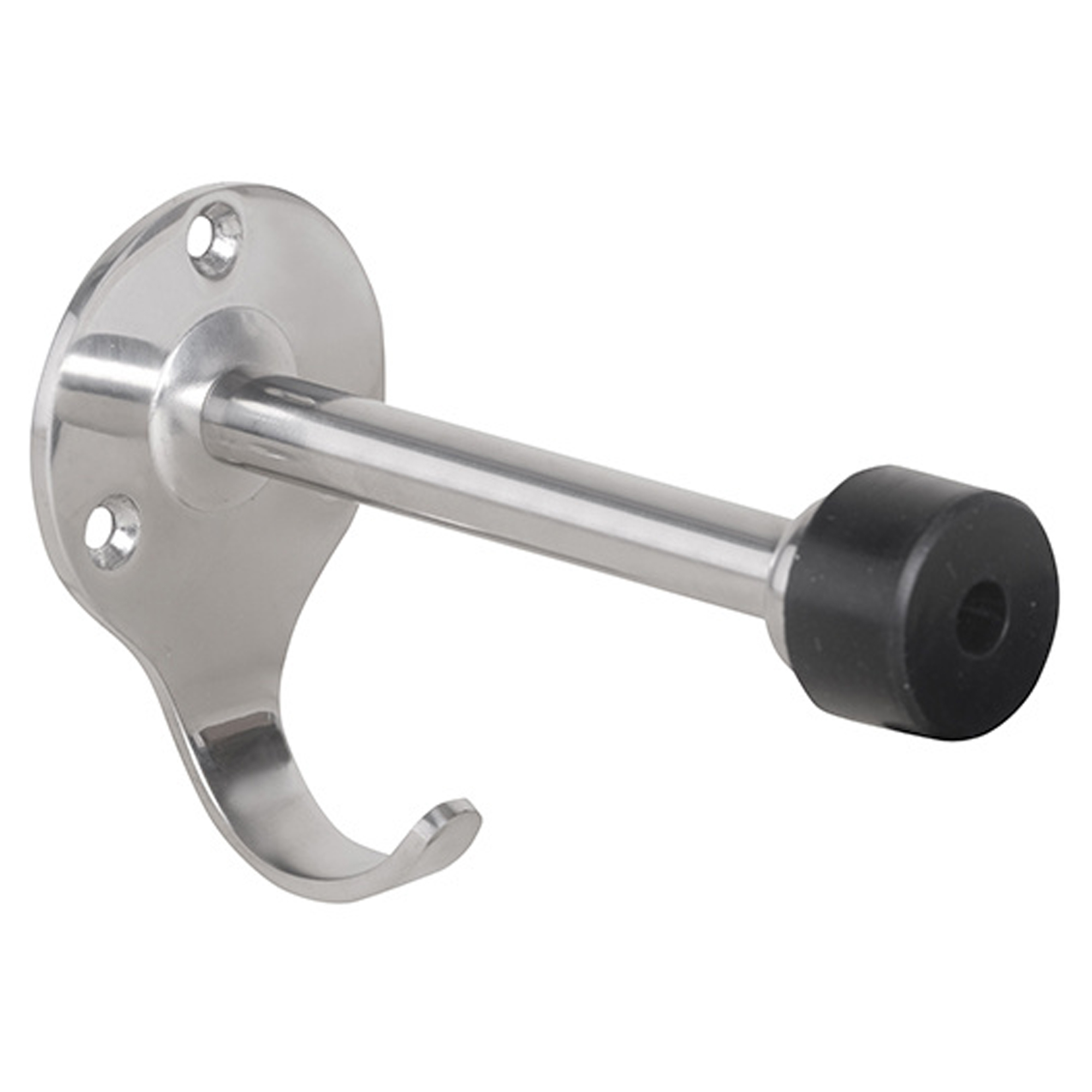 Dørstopper til Væg Krom Blank