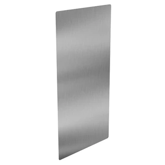 Stænkskærm til Håndtørrer til Limmontering Krom Matt