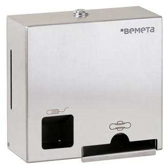 Dispenser til Menstruationsbeskyttelse Krom Matt 23 cm