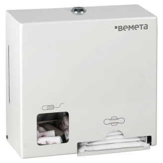 Dispenser til Menstruationsbeskyttelse Vit Matt 23 cm