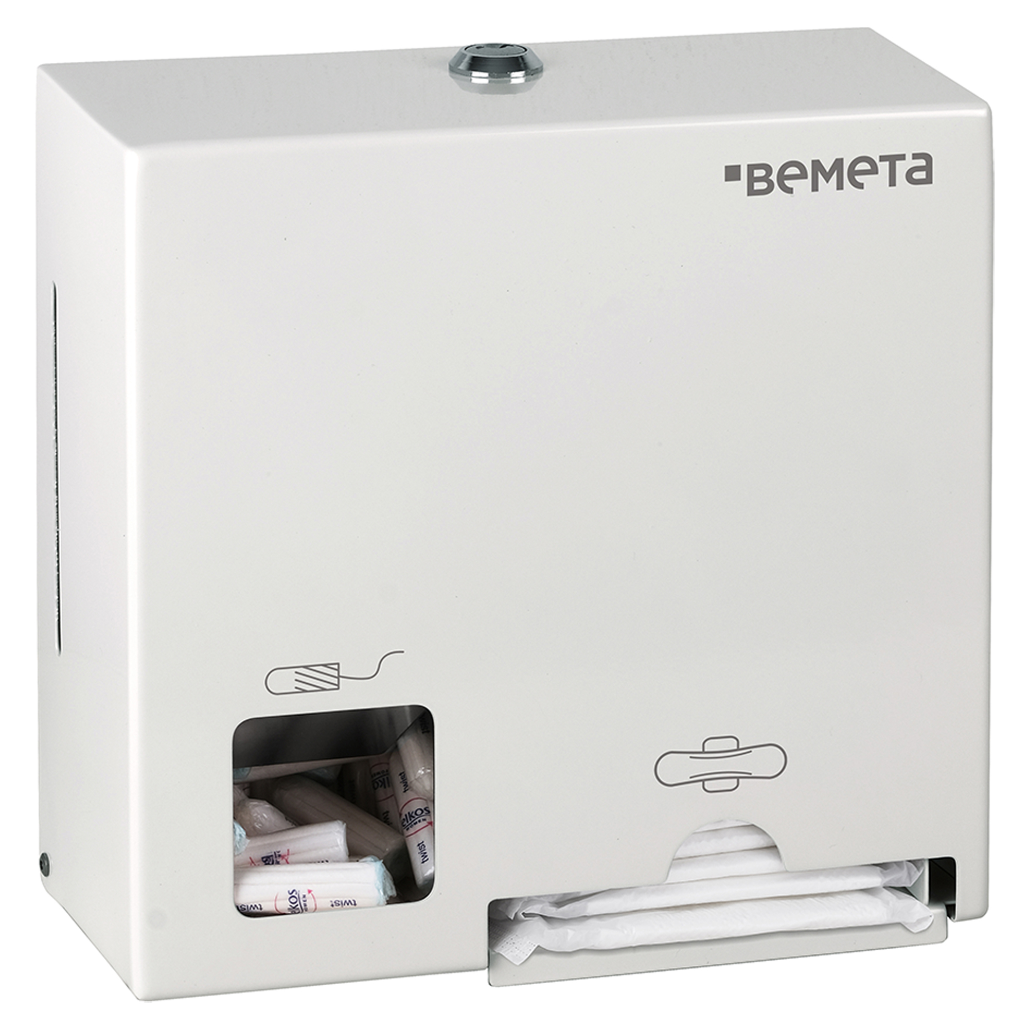 Dispenser til Menstruationsbeskyttelse Vit Matt 23 cm