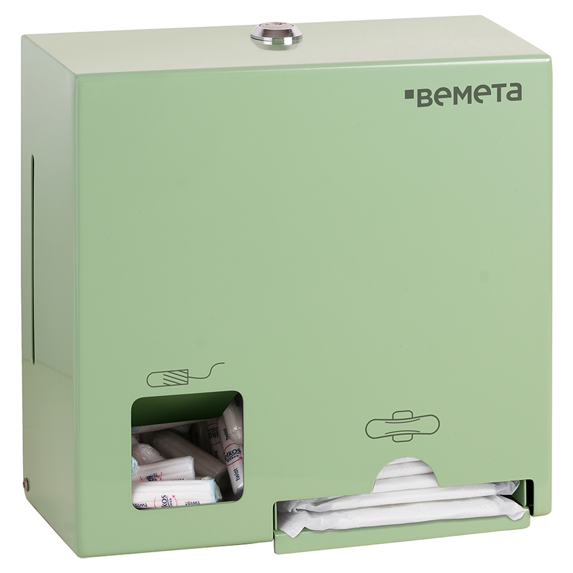 Dispenser til Menstruationsbeskyttelse Grøn Matt 23 cm