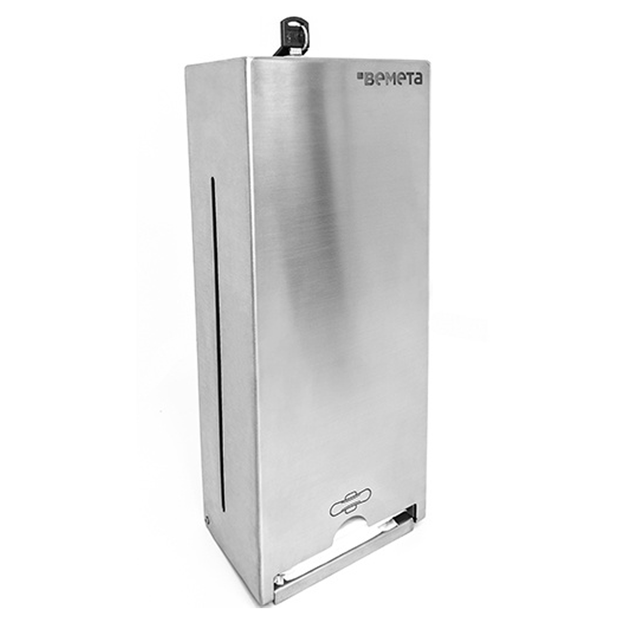 Dispenser til Menstruationsbeskyttelse Krom Matt 37 cm