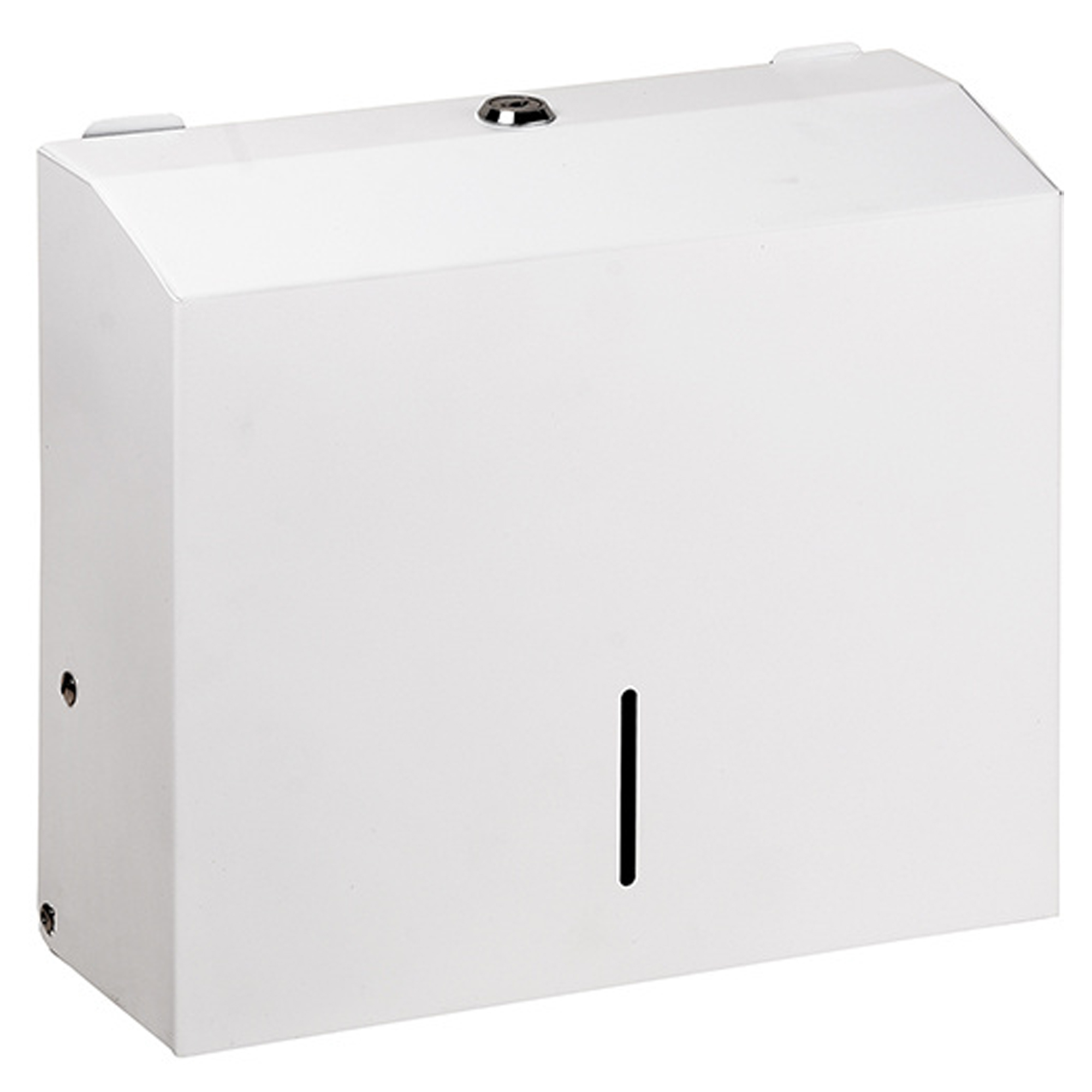 Papirhåndklædedispenser Vit Matt 25 cm