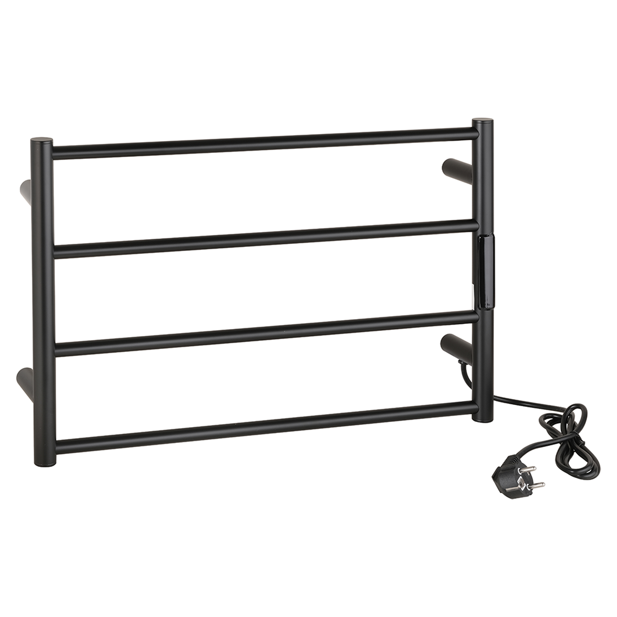 El Håndklædetørrer 63 W Svalin Sort Mat