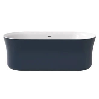 Ravak Badekar <strong>Ypsilon</strong>  Blå Mat 180x80 cm med Krom Overløbsafløb og Bundventil