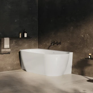 Ravak Hjørnebadekar Freedom Hvid Blank 170x86 cm Venstre