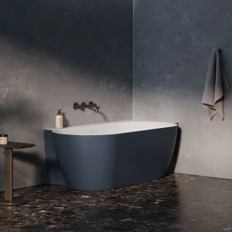 Ravak Hjørnebadekar Freedom Blå Mat 170x86 cm Højre