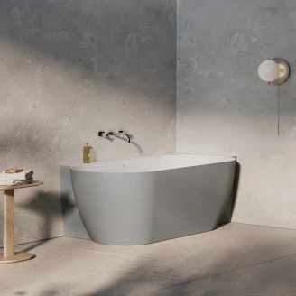 Ravak Hjørnebadekar Freedom Grå Mat 170x86 cm Højre