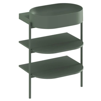 Ravak Underskab <strong>Yard</strong>  Grøn Mat 60 cm med Vask & Bundventil