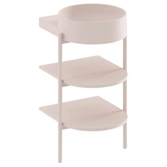 Ravak Underskab <strong>Yard</strong>  Alabaster Rosa Mat 40 cm med Vask & Bundventil