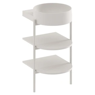 Ravak Underskab <strong>Yard</strong>  Lysegrå Mat 40 cm med Vask & Bundventil