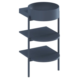 Ravak Underskab Blå Lysegrå Mat 40 cm med Vask & Bundventil