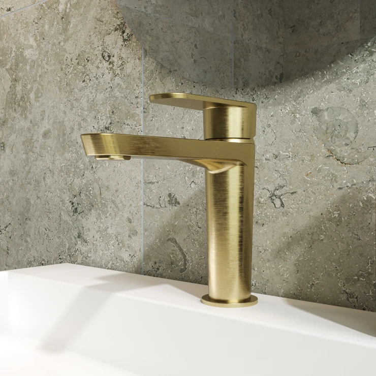 Håndvaskarmatur Grandiose Guld Mat