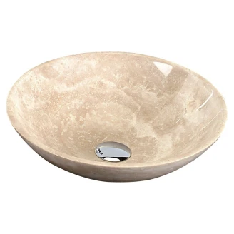 Håndvask <strong>Ornella</strong>  Beige Mat Rund Ø 40 cm