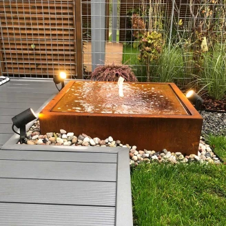 Cortena Fontæne <strong>Fuente</strong>  Cortenstål 90x90 cm