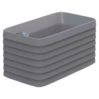 Selvvandende Krukke til Vindue <strong>Linton</strong>  Mørkegrå 60 cm