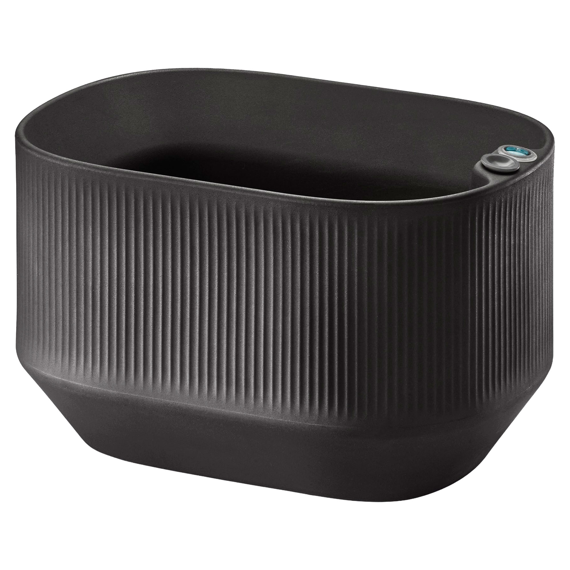 Selvvandende Krukke Mini Eldor Sort 36x51 cm