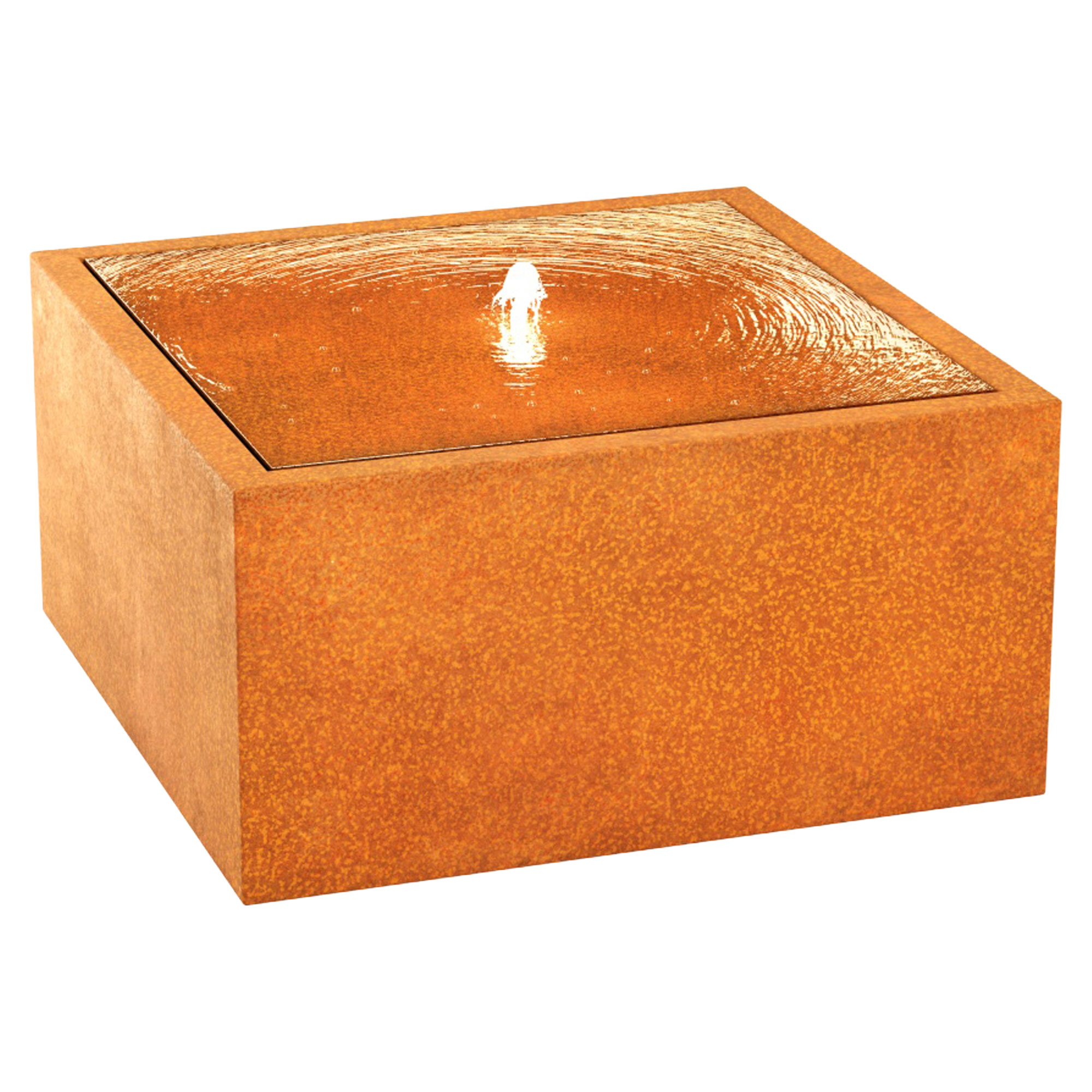 Cortena Fontæne Fuente Cortenstål 90x90 cm