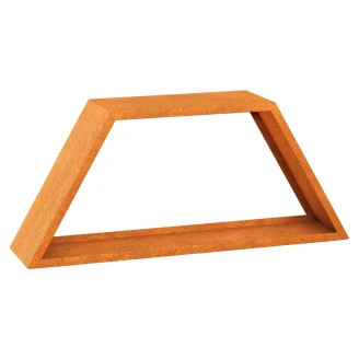 Cortena Brændestativ <strong>Lena SKL</strong>  Cortenstål Trapez 120 cm