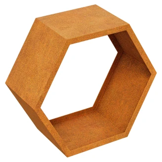 Cortena Brændestativ <strong>Lena SKL</strong>  Cortenstål Hexagon 80 cm