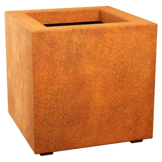 Cortena Krukke <strong>Cubo</strong>  Cortenstål 45 cm