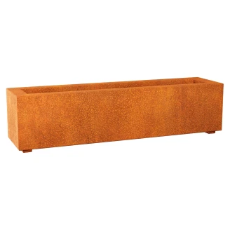 Cortena Plantekasse <strong>Largo</strong>  Cortenstål 120x30x30 cm