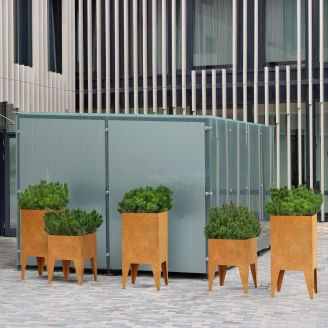 Cortena Krukke <strong>Pierna</strong>  Cortenstål 45x45x60 cm