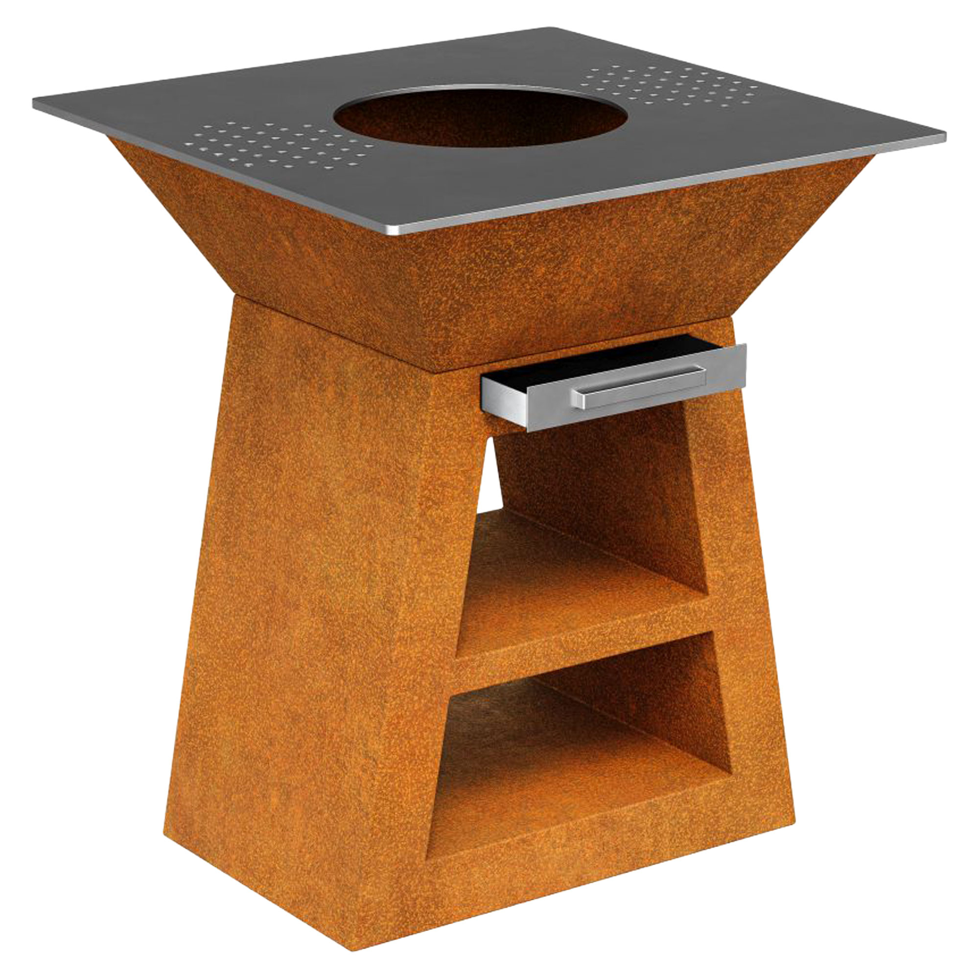 Cortena Ildsted Coccina Cortenstål 90x90 cm