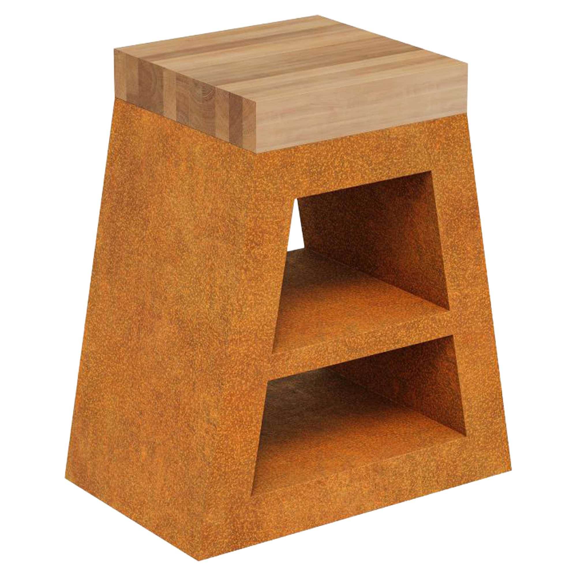 Cortena Havebord Mesa Cortenstål 78x50 cm