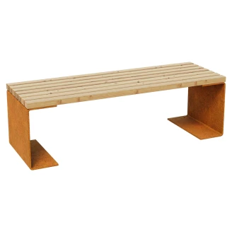 Cortena Havebænk <strong>Chan</strong>  Cortenstål 150x50 cm
