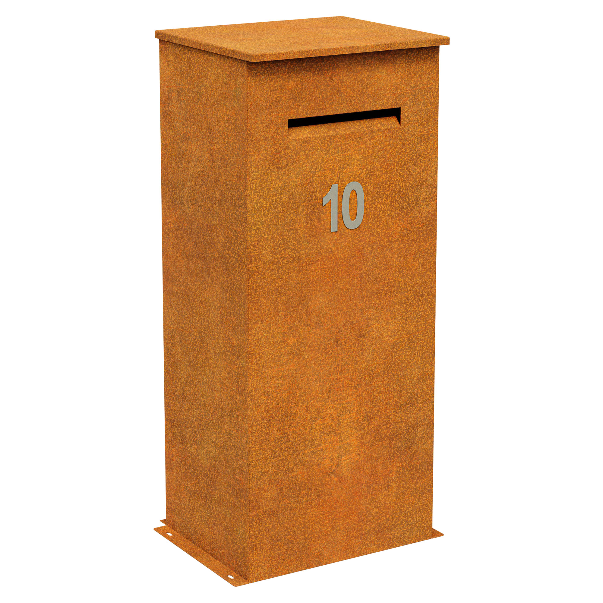 Cortena Postkasse Buzon Cortenstål 57x45x120 cm