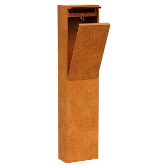 Cortena Postkasse <strong>Buzon</strong>  Cortenstål 40x20x170 cm