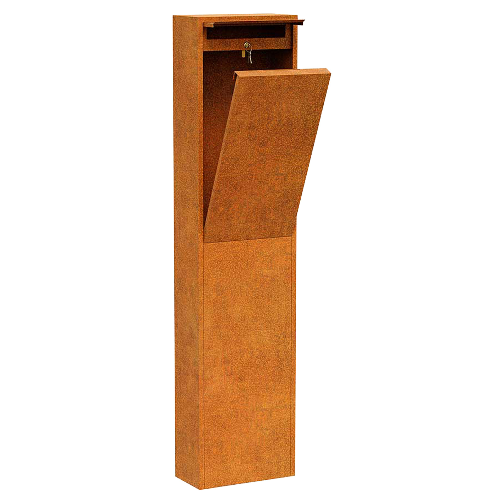 Cortena Postkasse Buzon Cortenstål 40x20x170 cm