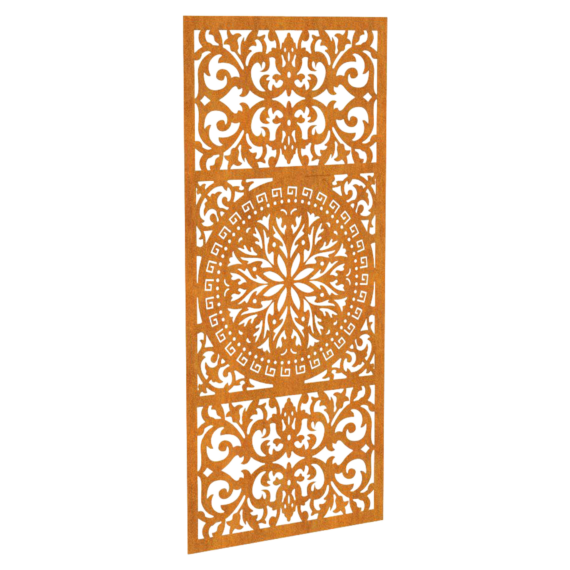 Cortena Dekorativ Vægpanel Decora Ornament Cortenstål 91x191 cm