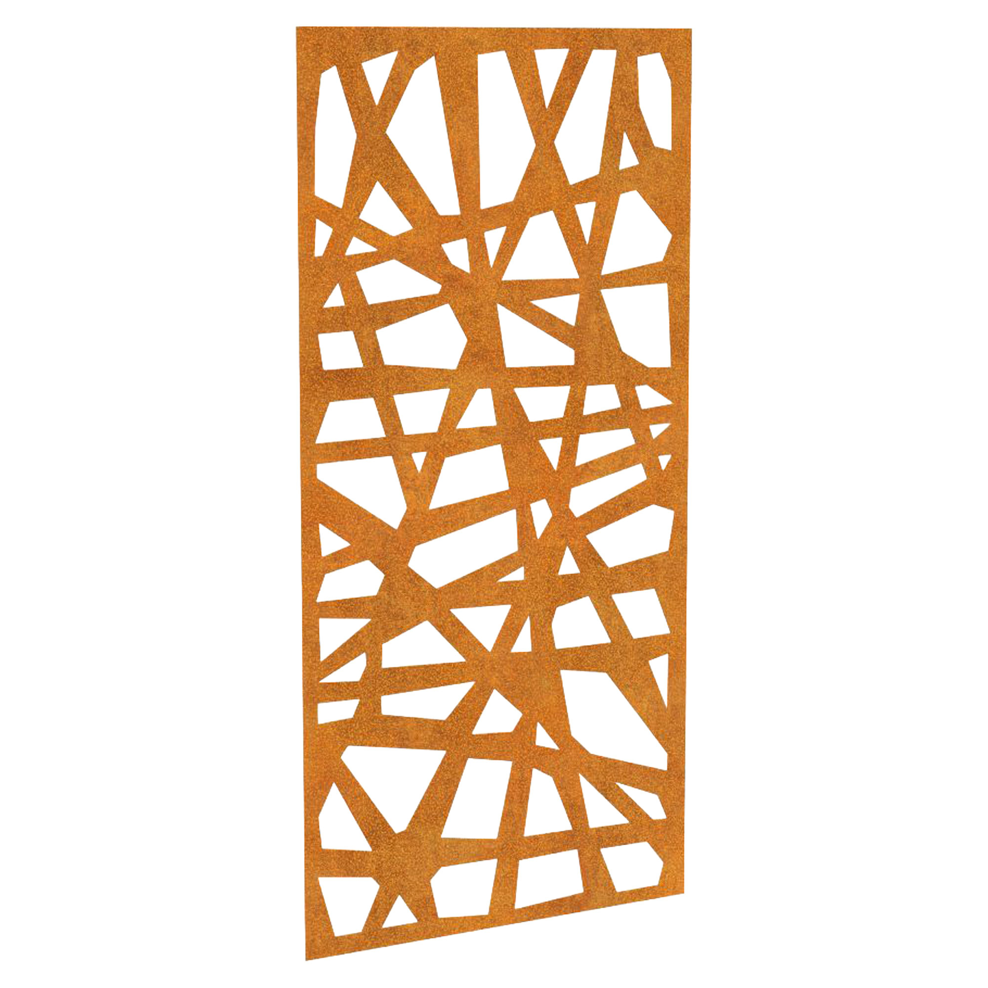 Cortena Dekorativ Vægpanel Decora Angles Cortenstål 91x191 cm