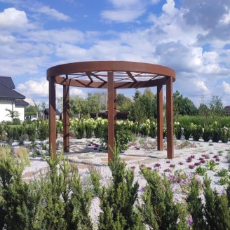 Cortena <strong>Pergola</strong>  Cortenstål 350x230 cm