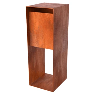 Postkasse <strong>Leafsby</strong>  Cortenstål 30x40x100 cm