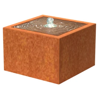 Fontæne <strong>Ferrix</strong>  Cortenstål 60x60x40 cm