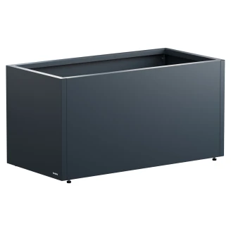 Herstera Udendørskrukke <strong>Alameda</strong>  Antracit 100x50x50 cm