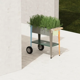Herstera Plantebord med hjul <strong>Emoire</strong>  Barcelona 75x35x80 cm