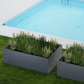 Herstera Plantekasse <strong>Follaje</strong>  Antracit 150x100x50 cm