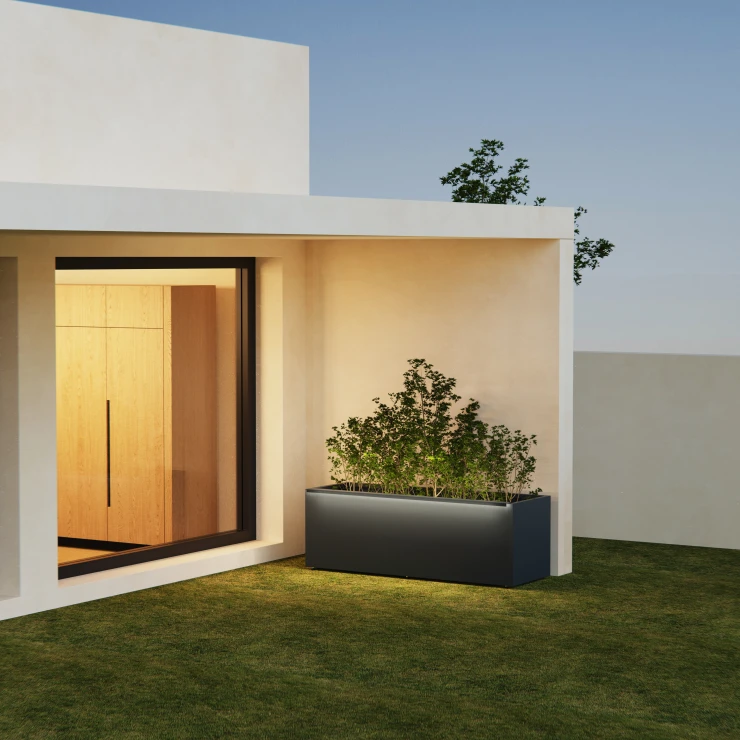 Herstera Lysstøtte til Udekrukke Union Antracit 150 cm