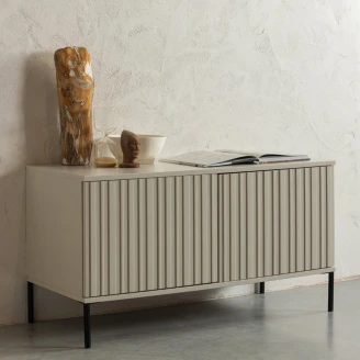 Woood TV-bord <strong>Gravure</strong>  Sanddamm, Sort 100 cm